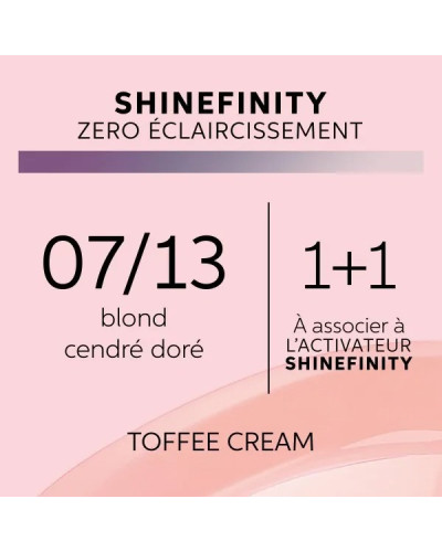 Coloration Gloss Shinefinity 07/13 Toffee Cream 60ml