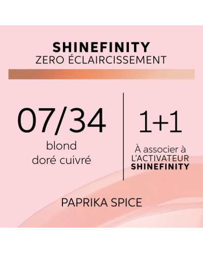 Coloration Gloss Shinefinity 07/34 Paprika Spice 60ml