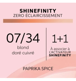 Coloration Gloss Shinefinity 07/34 Paprika Spice 60ml