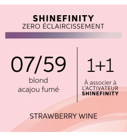 Coloration Gloss Shinefinity 07/59 Strawberry Wine 60ml