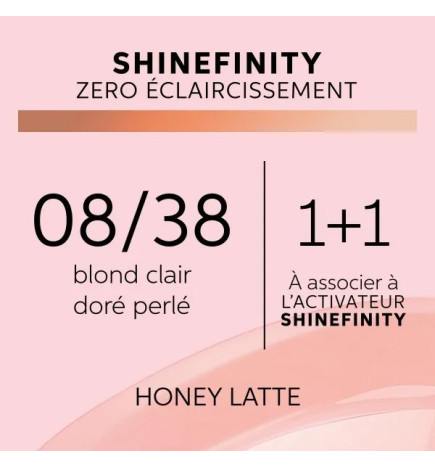 Coloration Gloss Shinefinity 08/38 Honey Latte 60ml