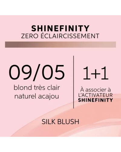 Coloration Gloss Shinefinity 09/05 Silk Blush 60ml