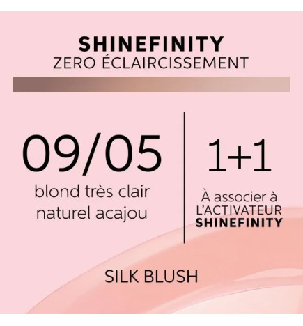Coloration Gloss Shinefinity 09/05 Silk Blush 60ml