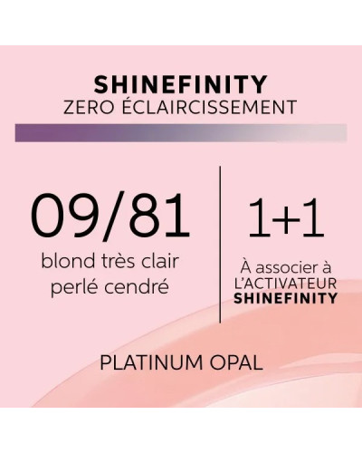 Coloration Gloss Shinefinity 09/81 Platinum Opal 60ml