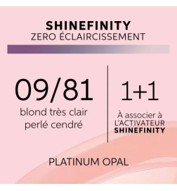 Coloration Gloss Shinefinity 09/81 Platinum Opal 60ml