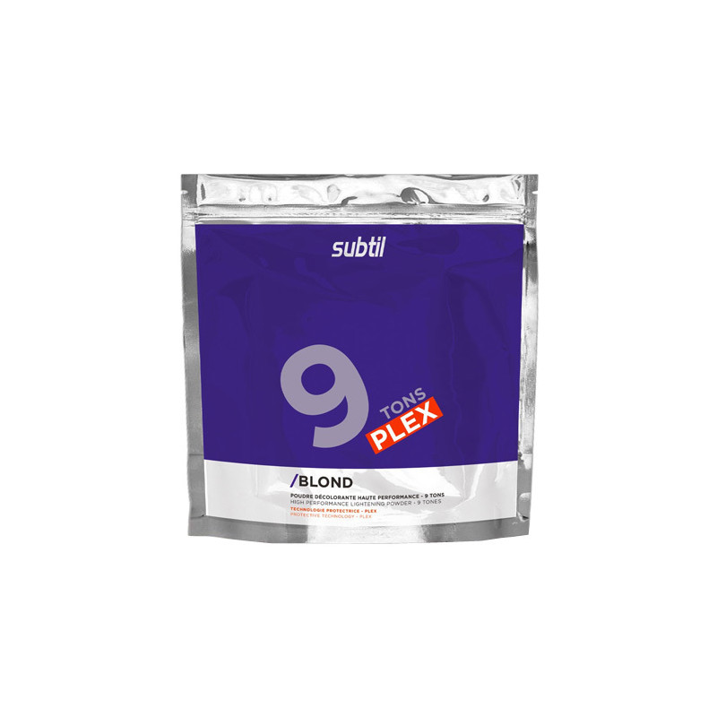 Poudre Décolorante 9 Tons Plex Subtil Blond 500g
