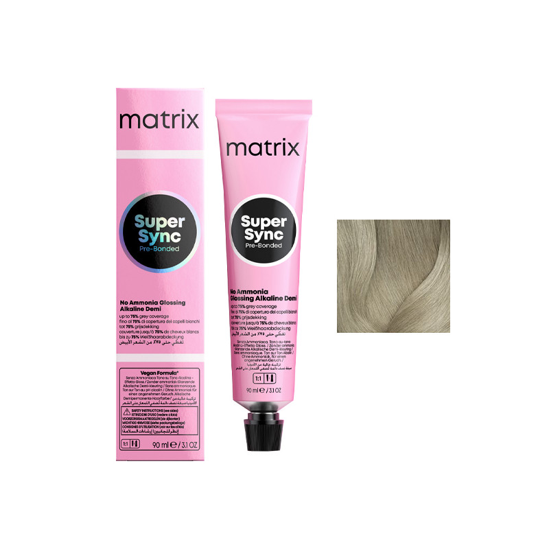 Coloration Ton sur Ton Super Sync N°10A Blond Très Très Clair Cendré Matrix 90ml