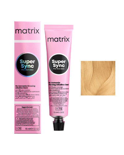 Coloration Ton sur Ton Super Sync N°10G Blond Très Très Clair Doré Matrix 90ml