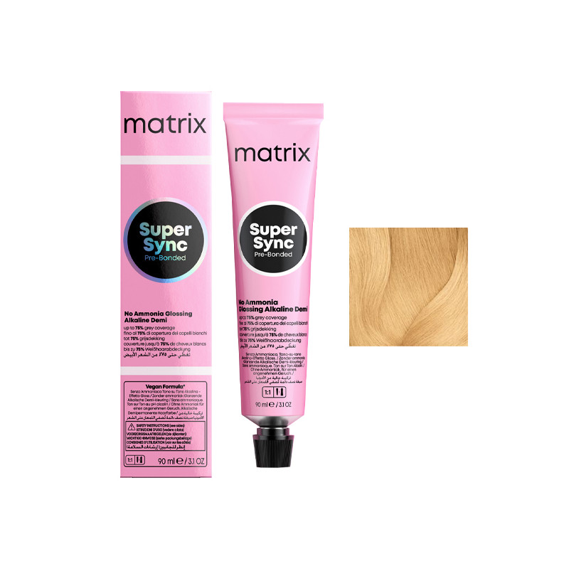 Coloration Ton sur Ton Super Sync N°10G Blond Très Très Clair Doré Matrix 90ml