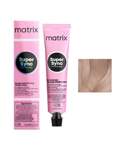 Coloration Ton sur Ton Super Sync N°10MM Blond Très Très Clair Mocha Profond Matrix 90ml