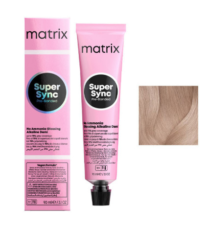 Coloration Ton sur Ton Super Sync N°10MM Blond Très Très Clair Mocha Profond Matrix 90ml