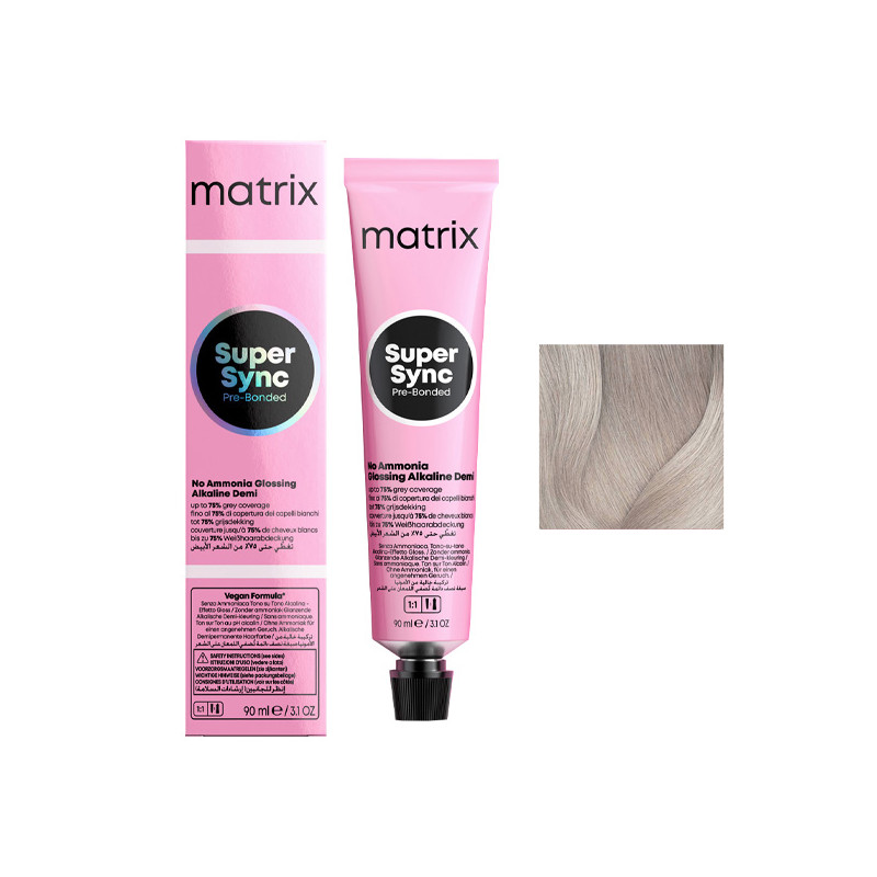 Coloration Ton sur Ton Super Sync N°10NV Blond Très Très Clair Naturel Violet Matrix 90ml