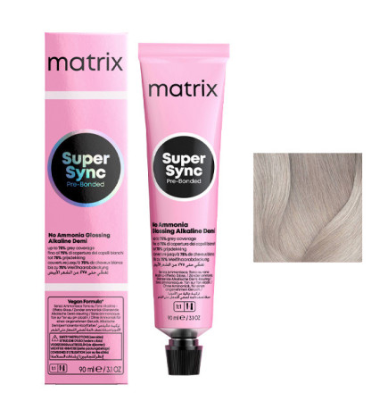 Coloration Ton sur Ton Super Sync N°10NV Blond Très Très Clair Naturel Violet Matrix 90ml