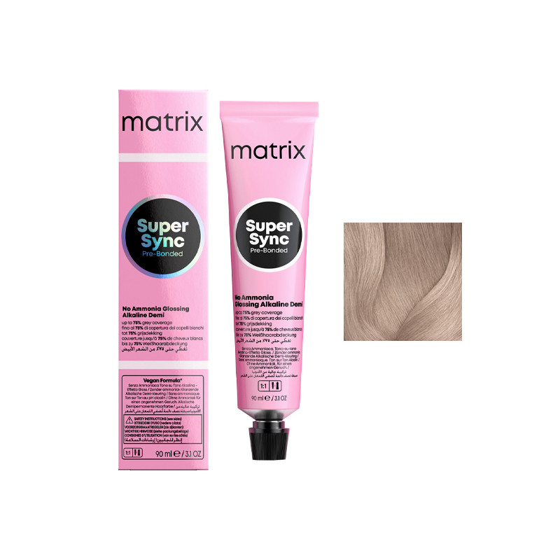 Coloration Ton sur Ton Super Sync N°10P blond Très Très Clair Perle Matrix 90ml Coloration Ton sur Ton Super Sync N°10P blond Très Très Clair Perle Matrix 90ml