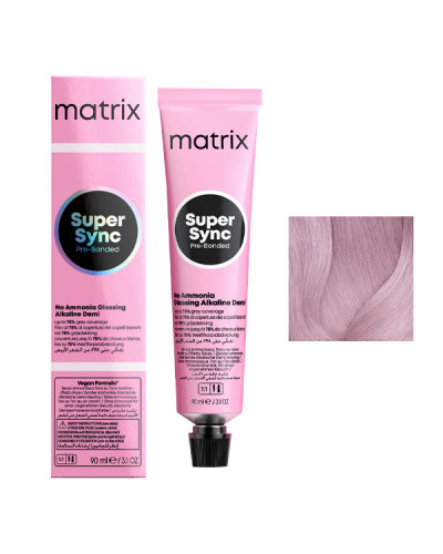 Coloration Ton sur Ton Super Sync N°10V Blond Très Très Clair Violet  Matrix 90ml