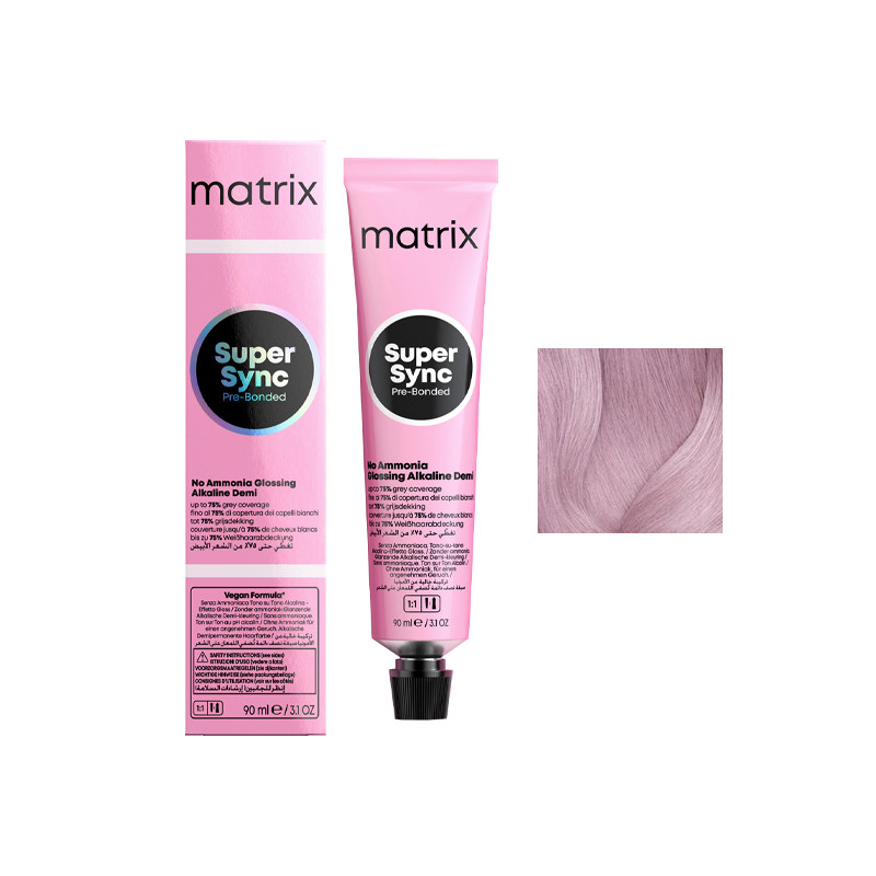 Coloration Ton sur Ton Super Sync N°10V Blond Très Très Clair Violet  Matrix 90ml