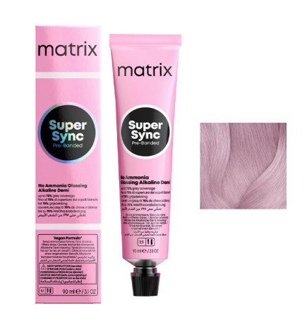 Coloration Ton sur Ton Super Sync N°10V Blond Très Très Clair Violet  Matrix 90ml