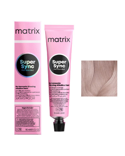 Coloration Ton sur Ton Super Sync N°11V Blond Très Très Très Clair Violet Matrix 90ml