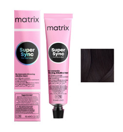 Coloration Ton sur Ton Super Sync N°1A Noir Cendré Matrix 90ml