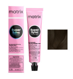Coloration Ton sur Ton Super Sync N°4A Châtain Cendré Matrix 90ml