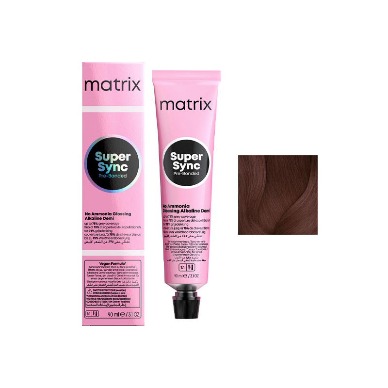 Coloration Ton sur Ton Super Sync N°5M Chätain Clair Mocha Matrix 90ml