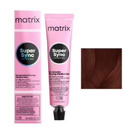 Coloration Ton sur Ton Super Sync N°6BR Blond Foncé Marron Rouge Matrix 90ml
