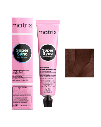 Coloration Ton sur Ton Super Sync N°6M Blond Foncé Moka Matrix 90ml