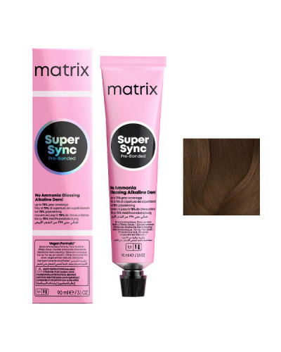 Coloration Ton sur Ton Super Sync N°6N Blond Foncé Nturel Matrix 90ml