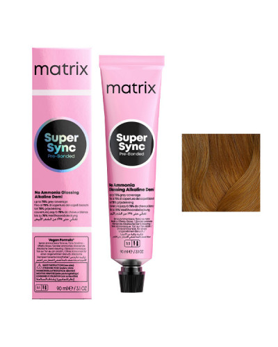 Coloration Ton sur Ton Super Sync N°6WN Blond Foncé Naturel Chaud Matrix 90ml
