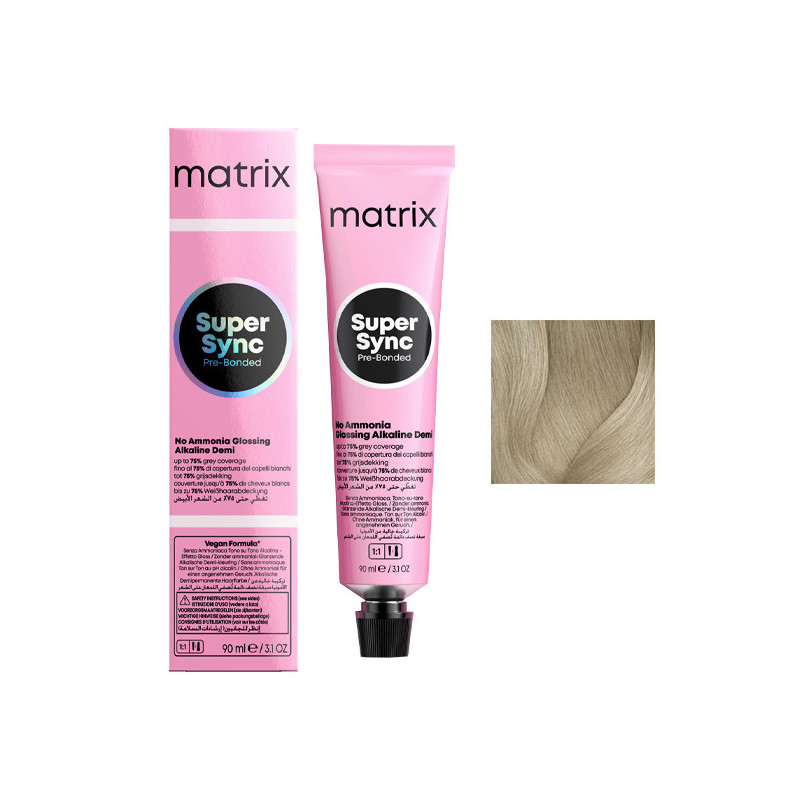 Coloration Ton sur Ton Super Sync N°8A Blond Clair Cendré Matrix 90ml
