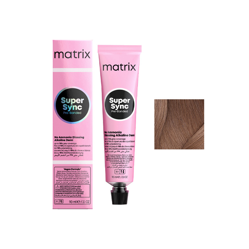 Coloration Ton sur Ton Super Sync N°8NN Blond Clair Naturel Profond Matrix 90ml Coloration Ton sur Ton Super Sync N°8NN Blond Clair Naturel Profond Matrix 90ml