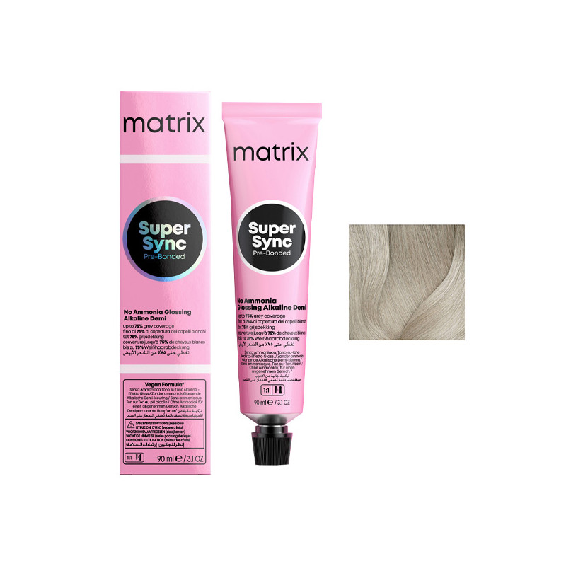 Coloration Ton sur Ton Super Sync N°SPA Sheer Pastel Cendré Matrix 90ml