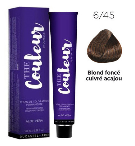 The Couleur N°6.45 Blond Foncé Cuivré Acajou 100ml