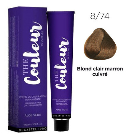 The Couleur N°8.74 Blond Clair Marron Cuivré 100ml