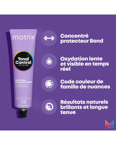 Patine Tonal Control Pré-Bonded 10P Blond Trés Très Clair Perle 90ml Matrix
