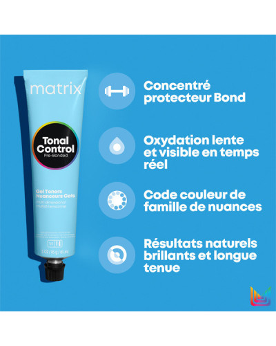 Patine Cheveux Tonal Control Pré-Bonded 10T Blond Très Très Clair Titanium 90ml Matrix
