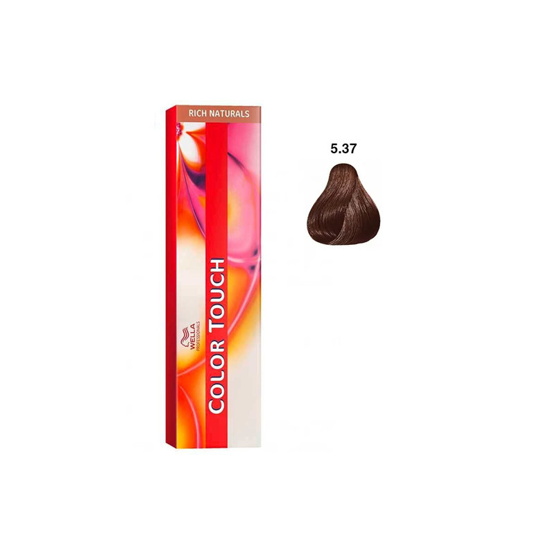 Color Touch Rich Naturals 5.37 Wella Color Touch Rich Naturals 5.37 Wella