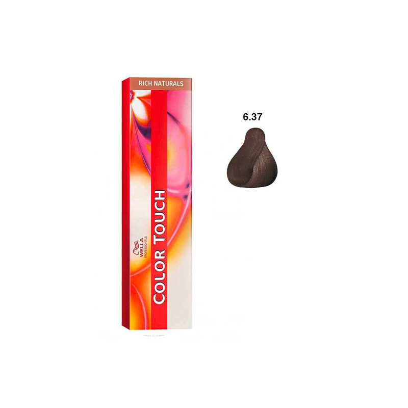 Color Touch Rich Naturals 6.37 Wella Color Touch Rich Naturals 6.37 Wella