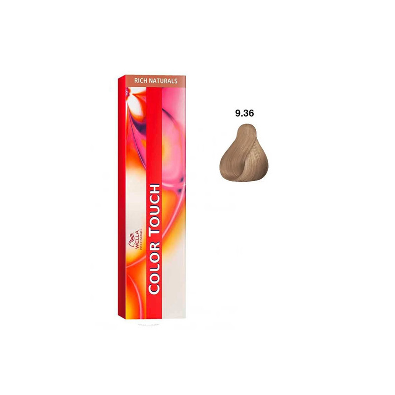 Color Touch Rich Naturals 9.36 Wella Color Touch Rich Naturals 9.36 Wella