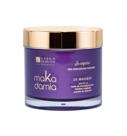 Masque Cheveux Blonds Makadamia Urban Keratin 200ml
