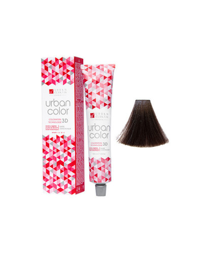 Coloration Urban Color N° 4.15 Châtain Cendré Acajou  100ml