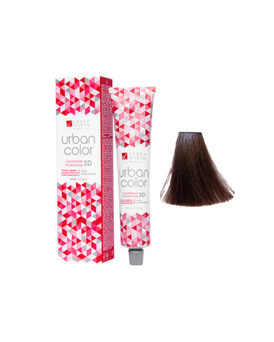 Coloration Urban Color N° 4.5 Châtain Acajou  100ml