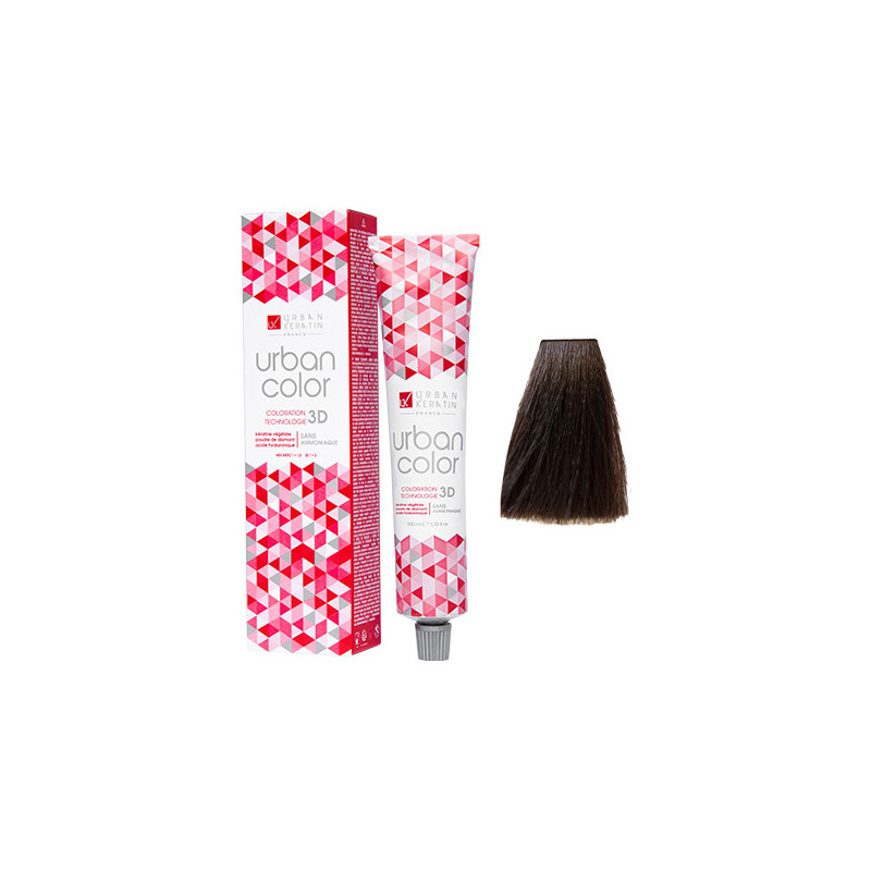 Coloration Urban Color N° 4.8 Châtain Moka  100ml