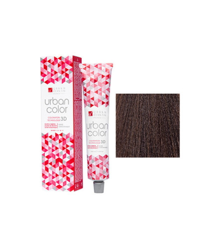 Coloration Urban Color N°4.83 Chatain Moka Doré 100ml