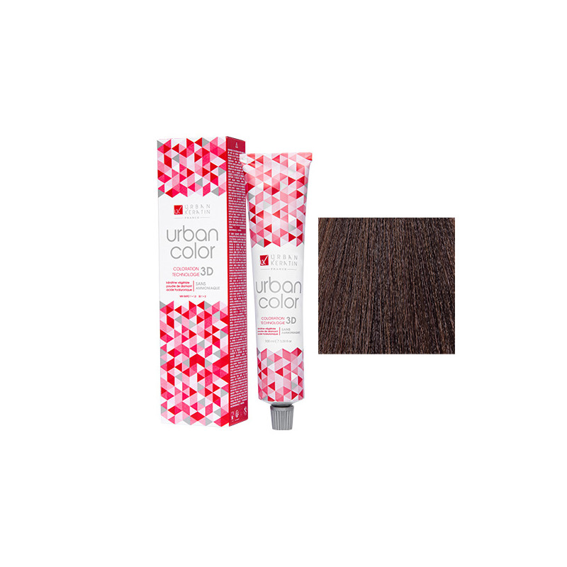 Coloration Urban Color N°4.83 Chatain Moka Doré 100ml