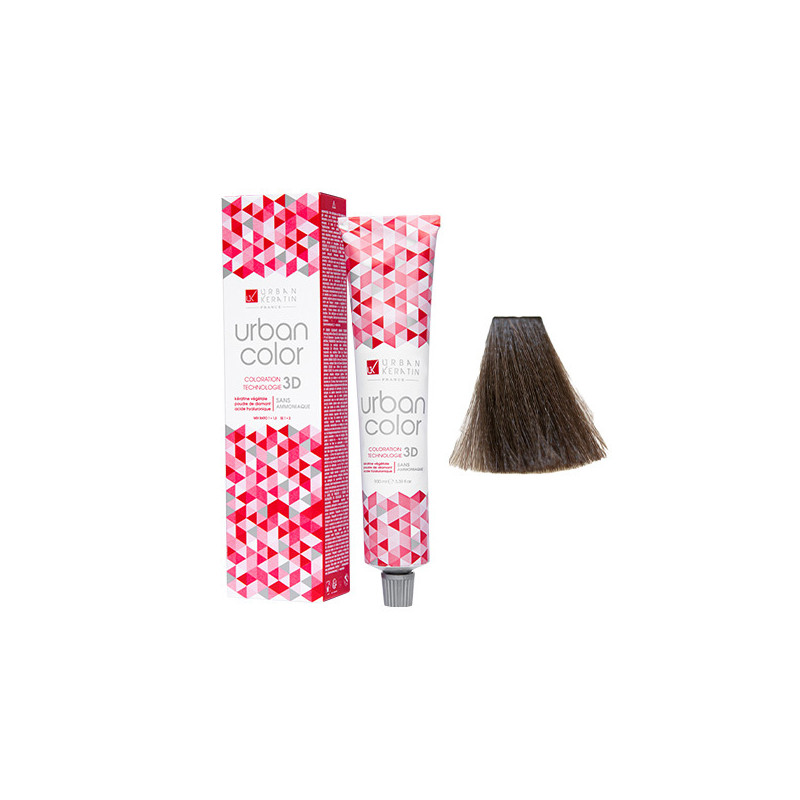 Coloration Urban Color N° 5 Châtain Clair 100ml Coloration Urban Color N° 5 Châtain Clair 100ml