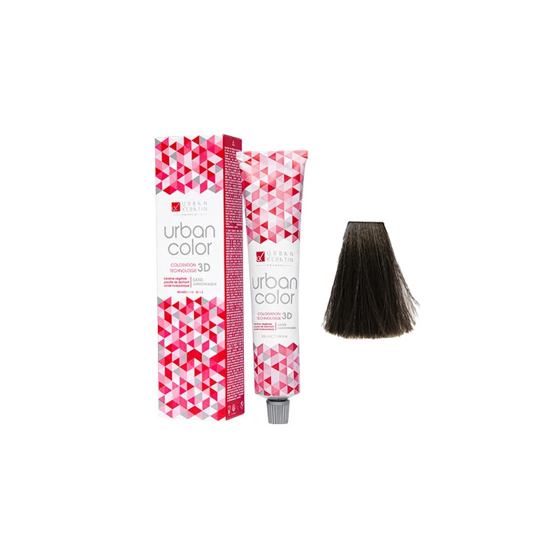 Coloration Urban Color N° 5.1 Châtain Clair Cendré 100ml Coloration Urban Color N° 5.1 Châtain Clair Cendré 100ml
