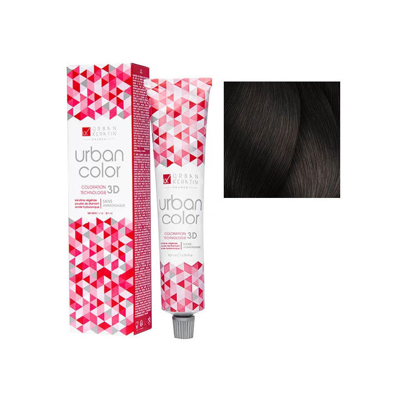 Coloration Urban Color N° 5.18 Châtain Clair Cendré Moka  100ml