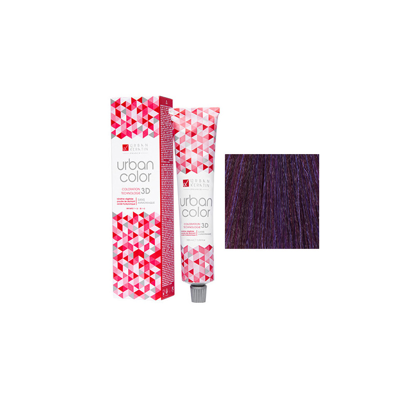 Coloration Urban Color N° 5.22 Châtain Clair Irisé Profond 100ml