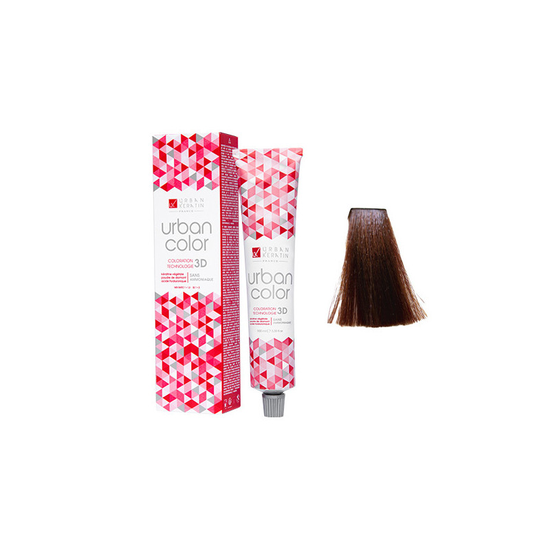 Coloration Urban Color N° 5.4 Châtain Clair Cuivré 100ml Coloration Urban Color N° 5.4 Châtain Clair Cuivré 100ml